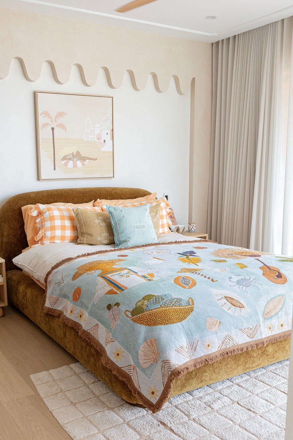 Summer Lovin Art Throw Rug By Gabrielle Diamantis