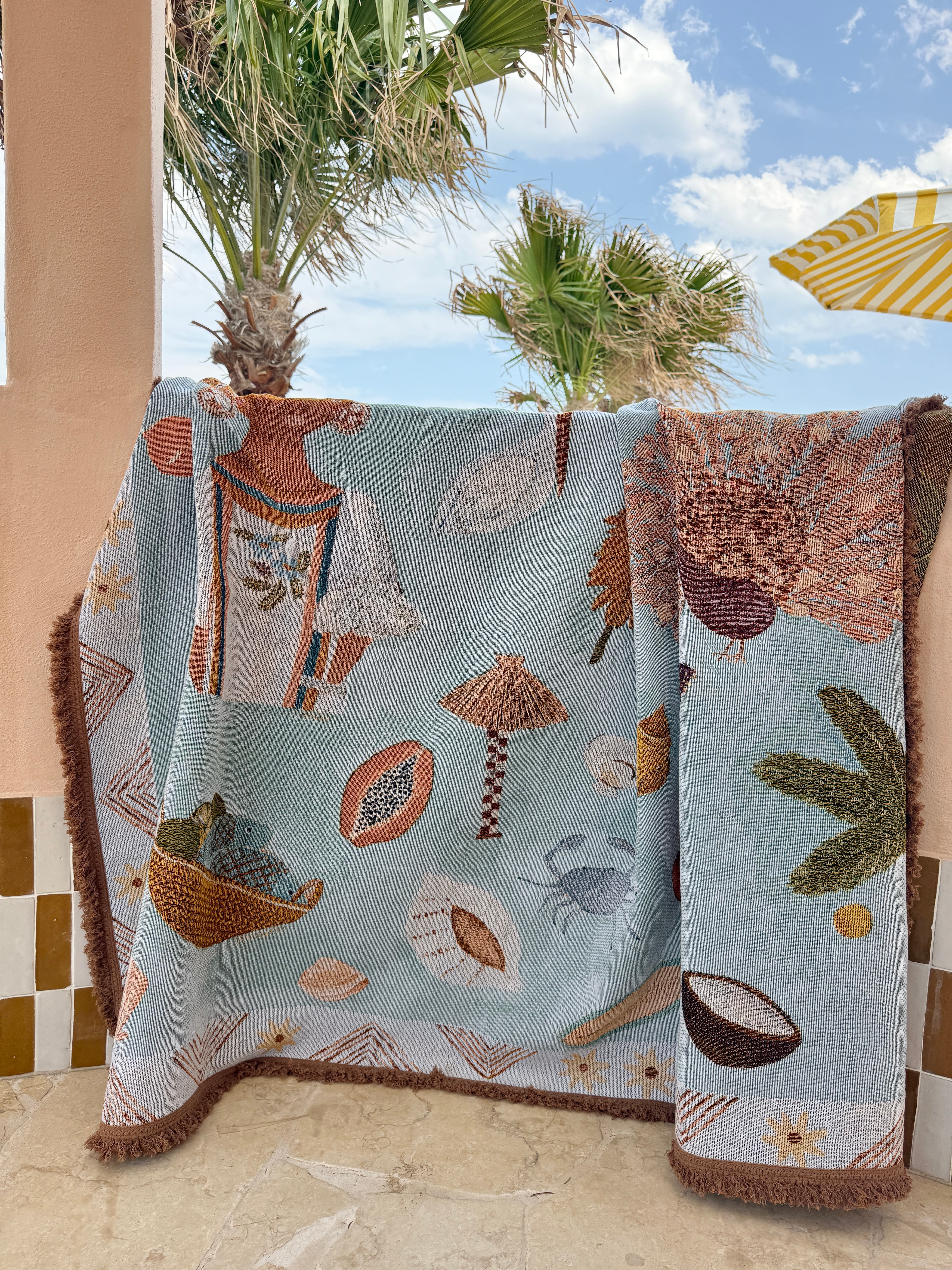 Summer Lovin Art Throw Rug By Gabrielle Diamantis