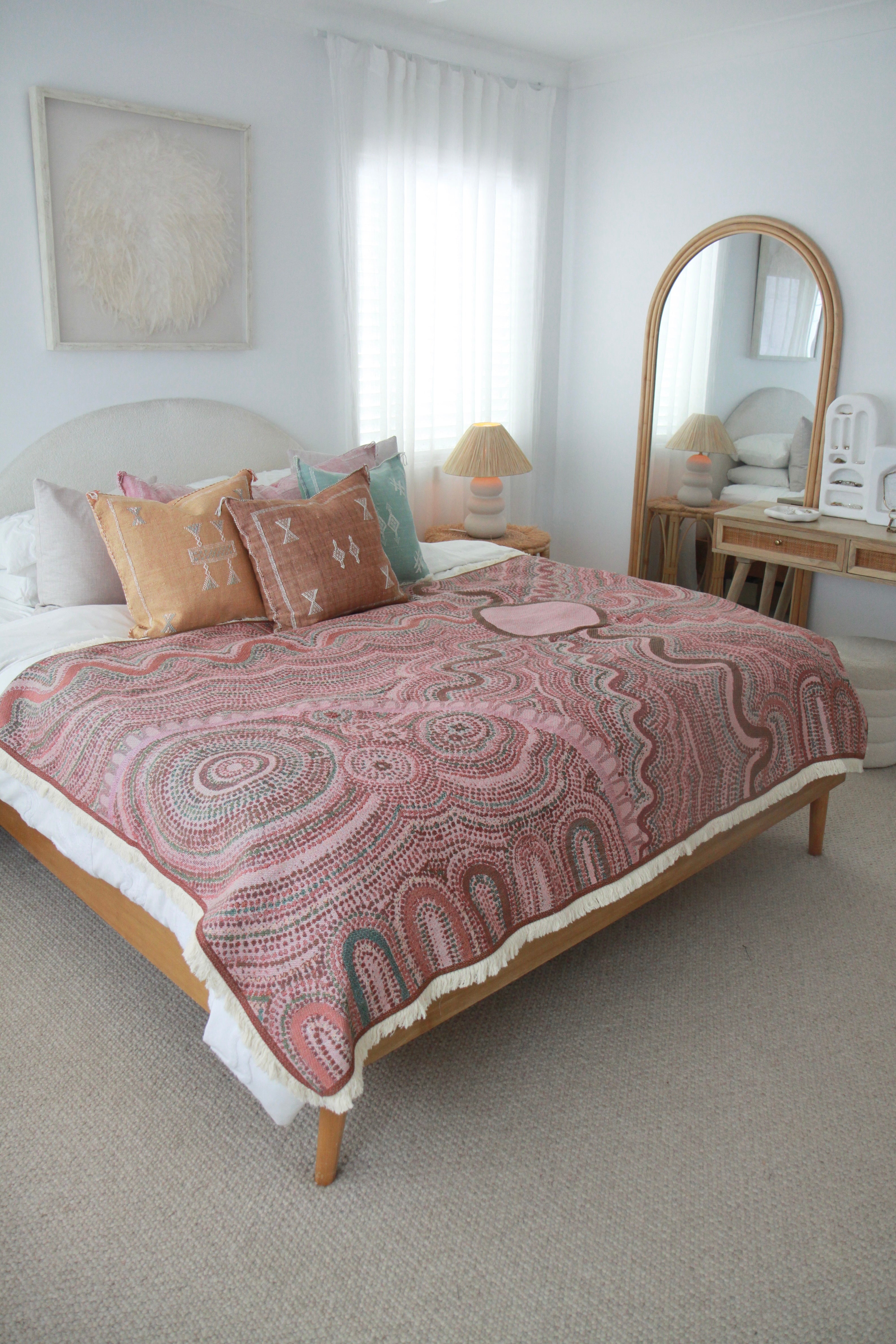 Sun Codes Indigenous Art Throw Rug By Natalie Jade
