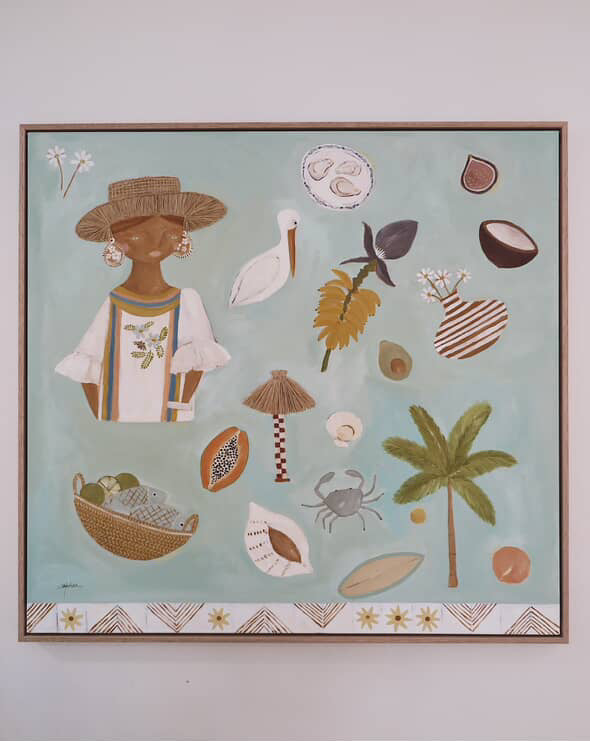 Summer Lovin Art Throw Rug By Gabrielle Diamantis