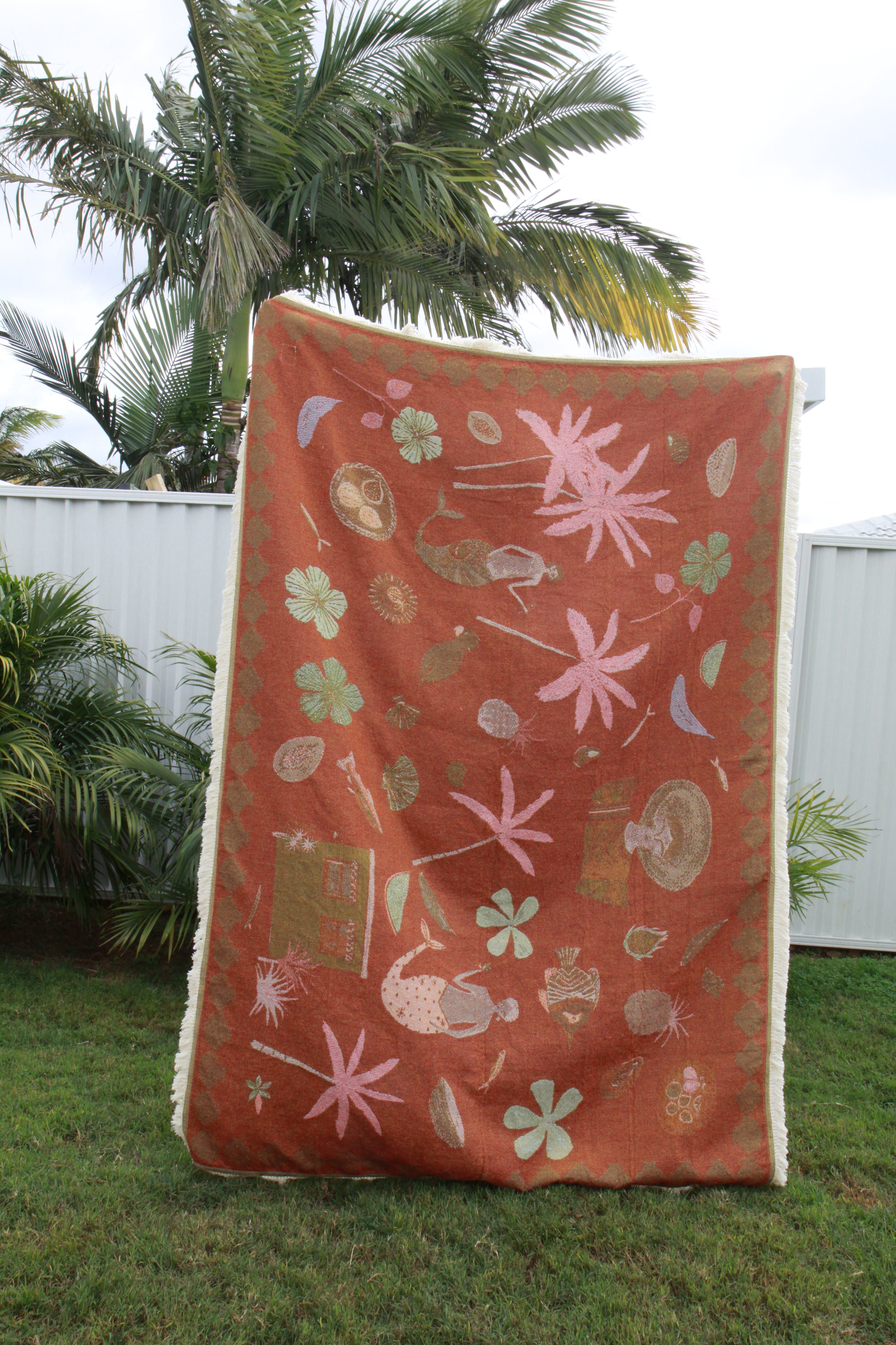 Golden Days Art Throw Rug By Gabrielle Diamantis