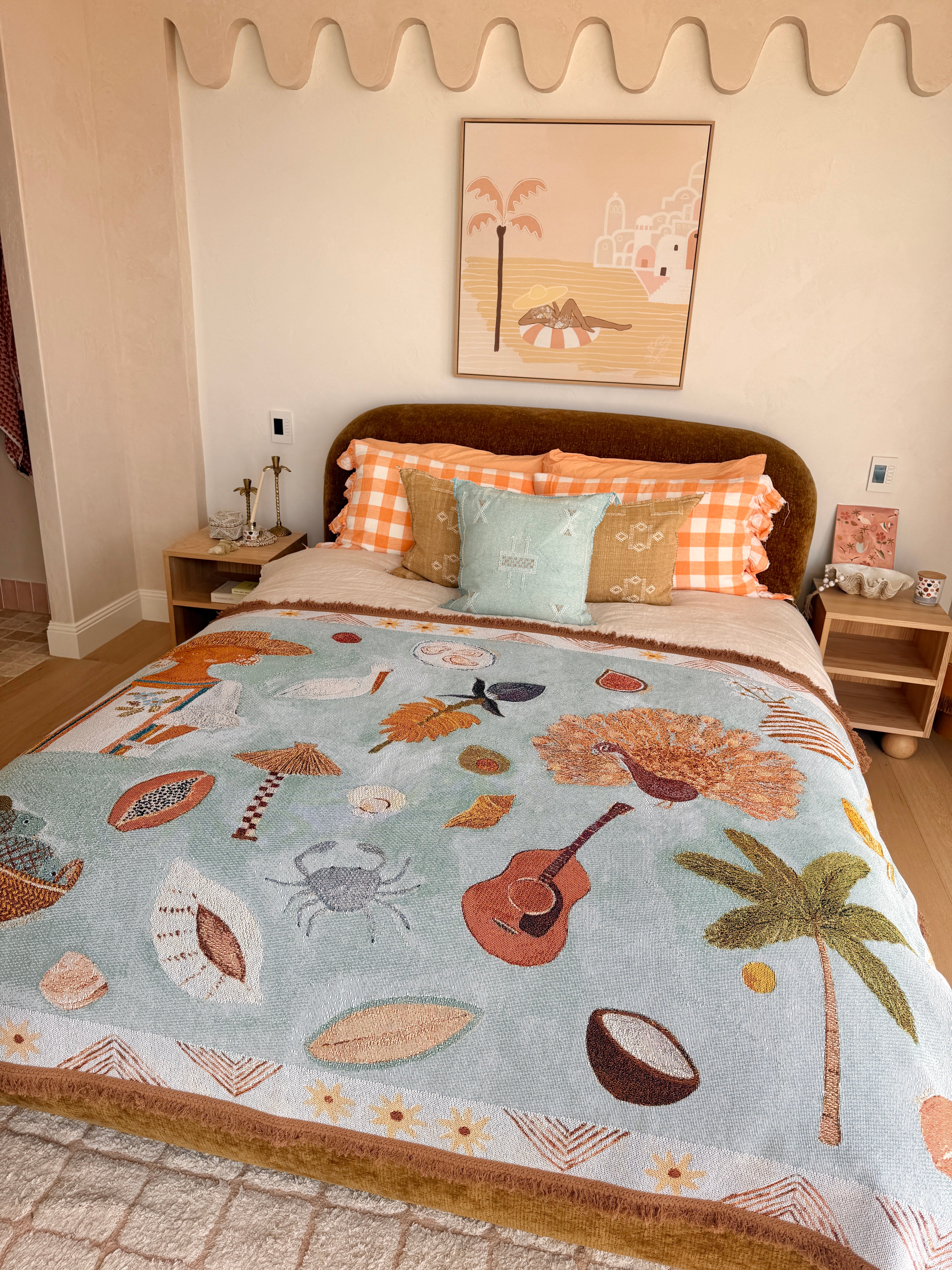 Summer Lovin Art Throw Rug By Gabrielle Diamantis