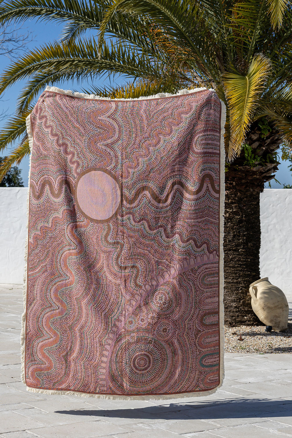 Sun Codes Indigenous Art Throw Rug By Natalie Jade