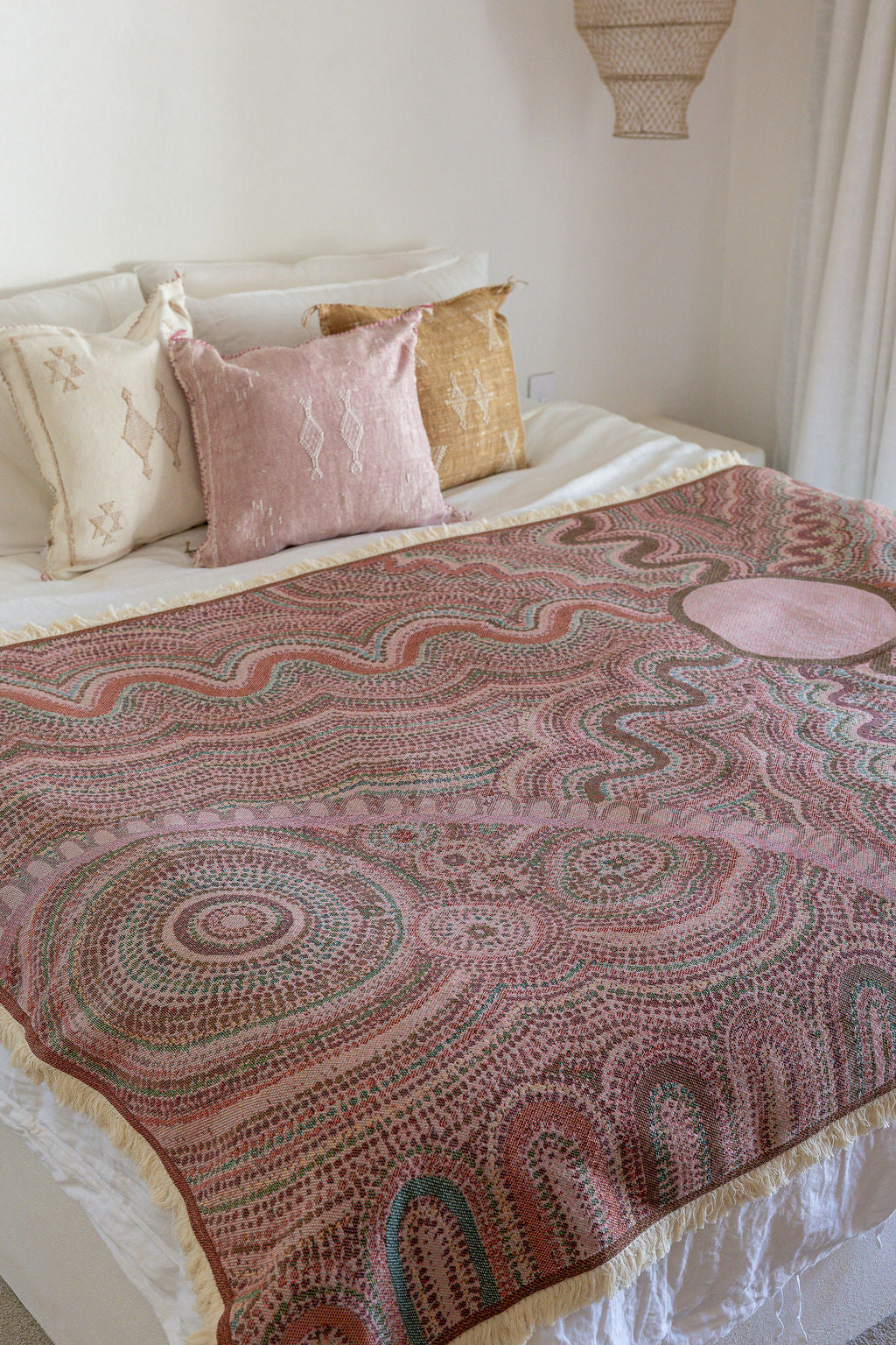 Sun Codes Indigenous Art Throw Rug By Natalie Jade