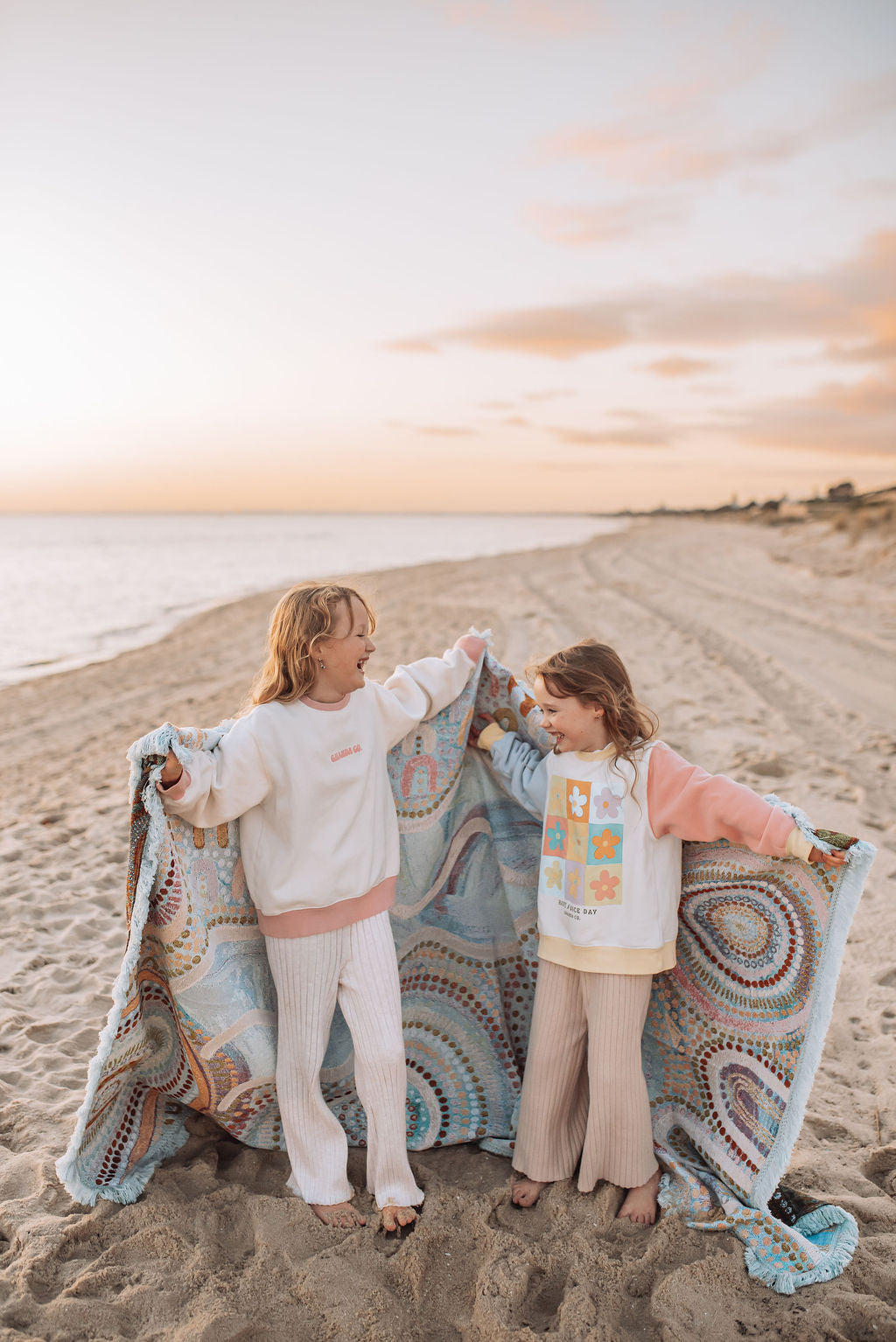 Blue Ocean Indigenous Art Throw Rug By Natalie Jade