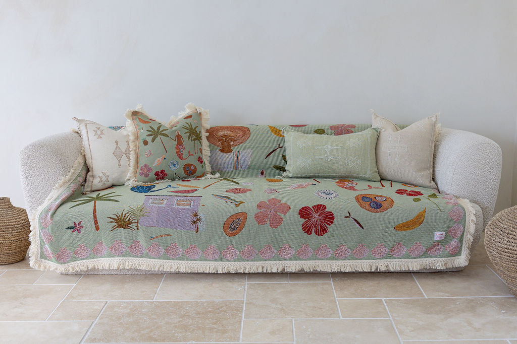 Golden Days Art Throw Rug By Gabrielle Diamantis *PREORDER*