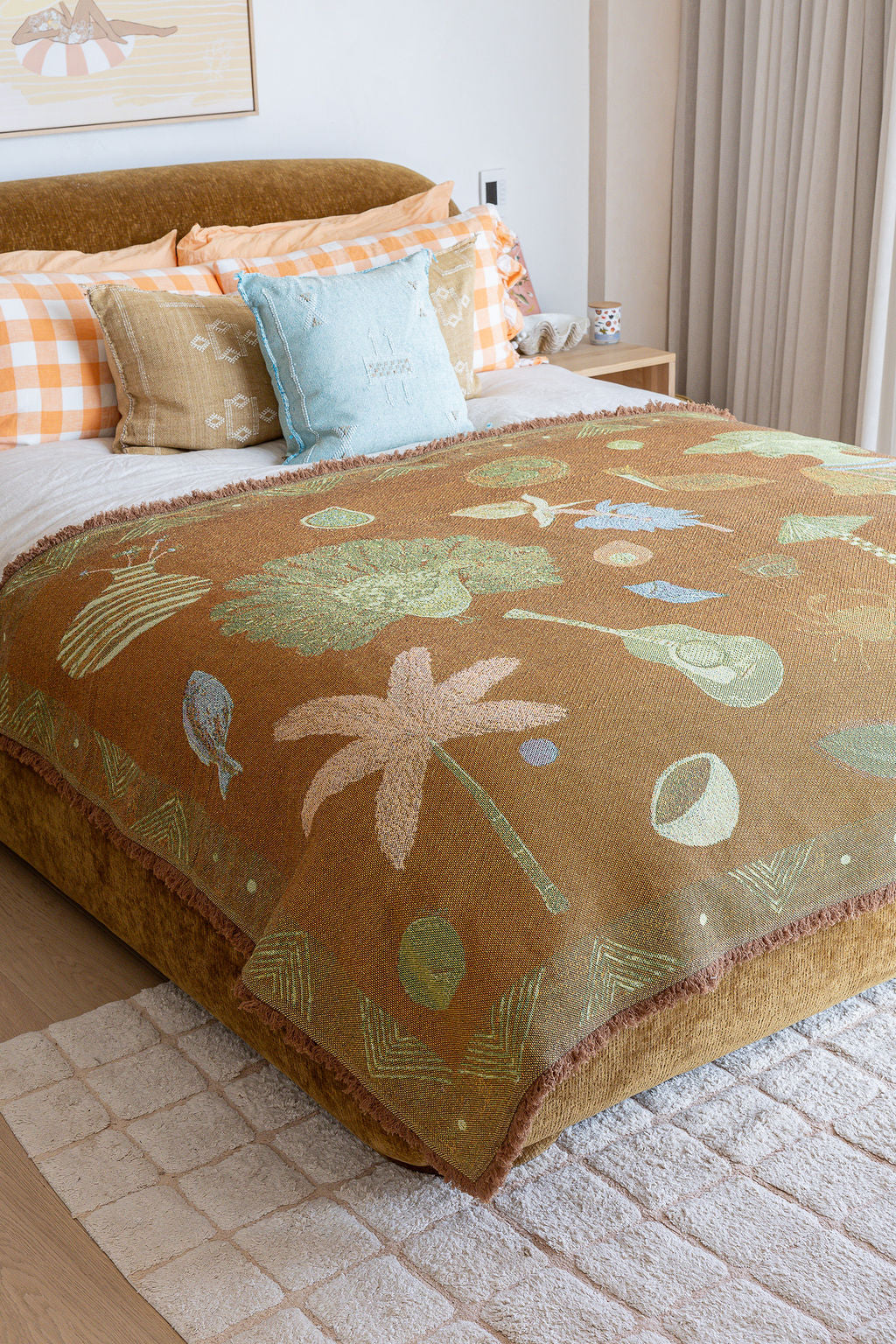 Summer Lovin Art Throw Rug By Gabrielle Diamantis