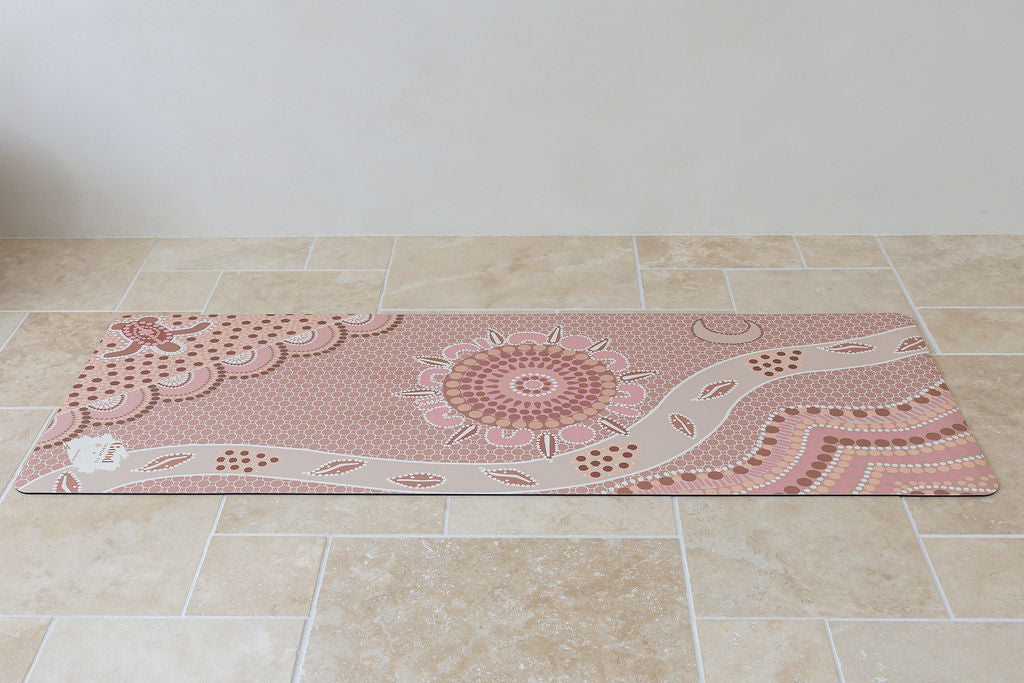 Premium Yoga Mat & Carry Strap Drift Of Our Elders