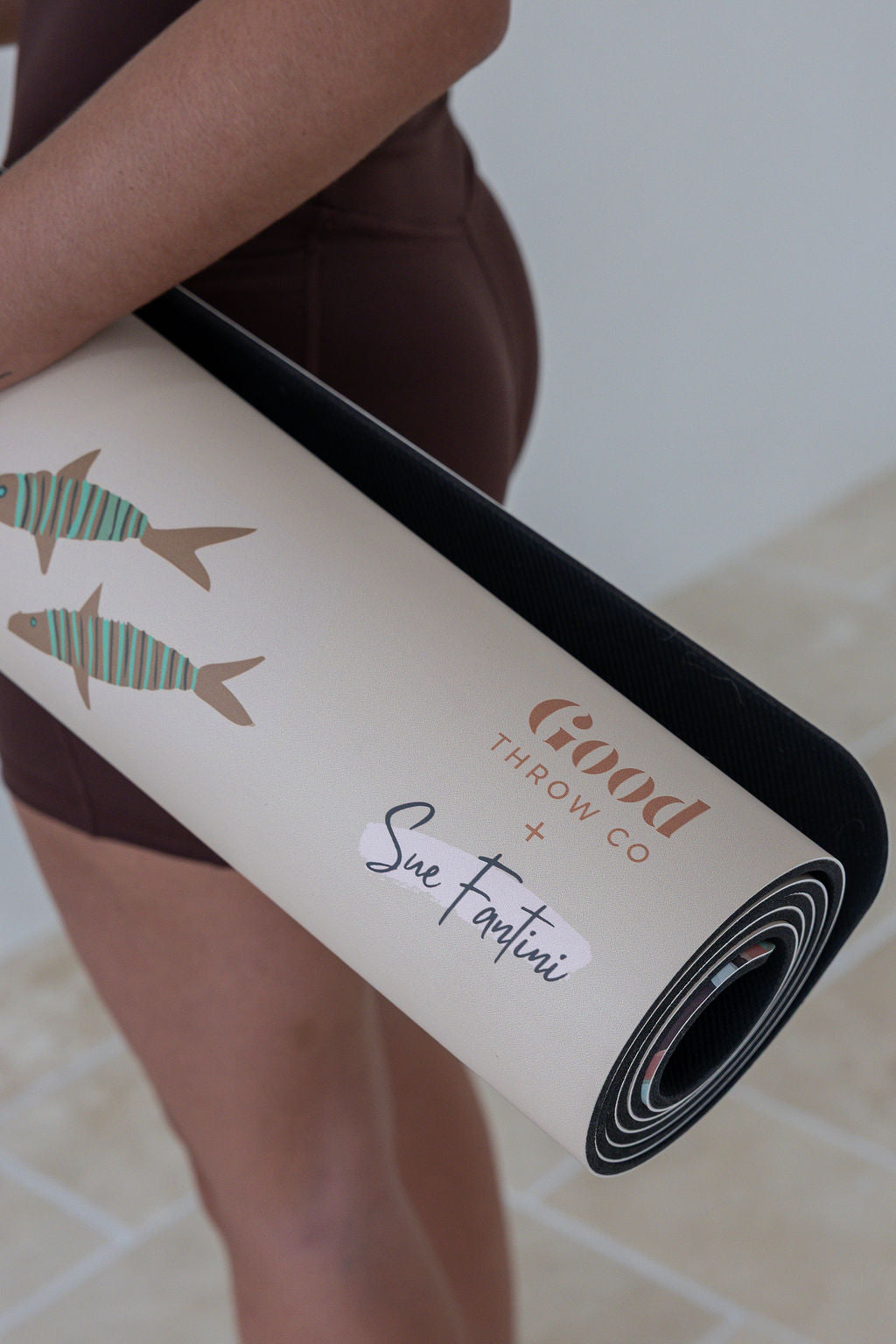 Premium Yoga Mat & Carry Strap Sea Song Mermaid