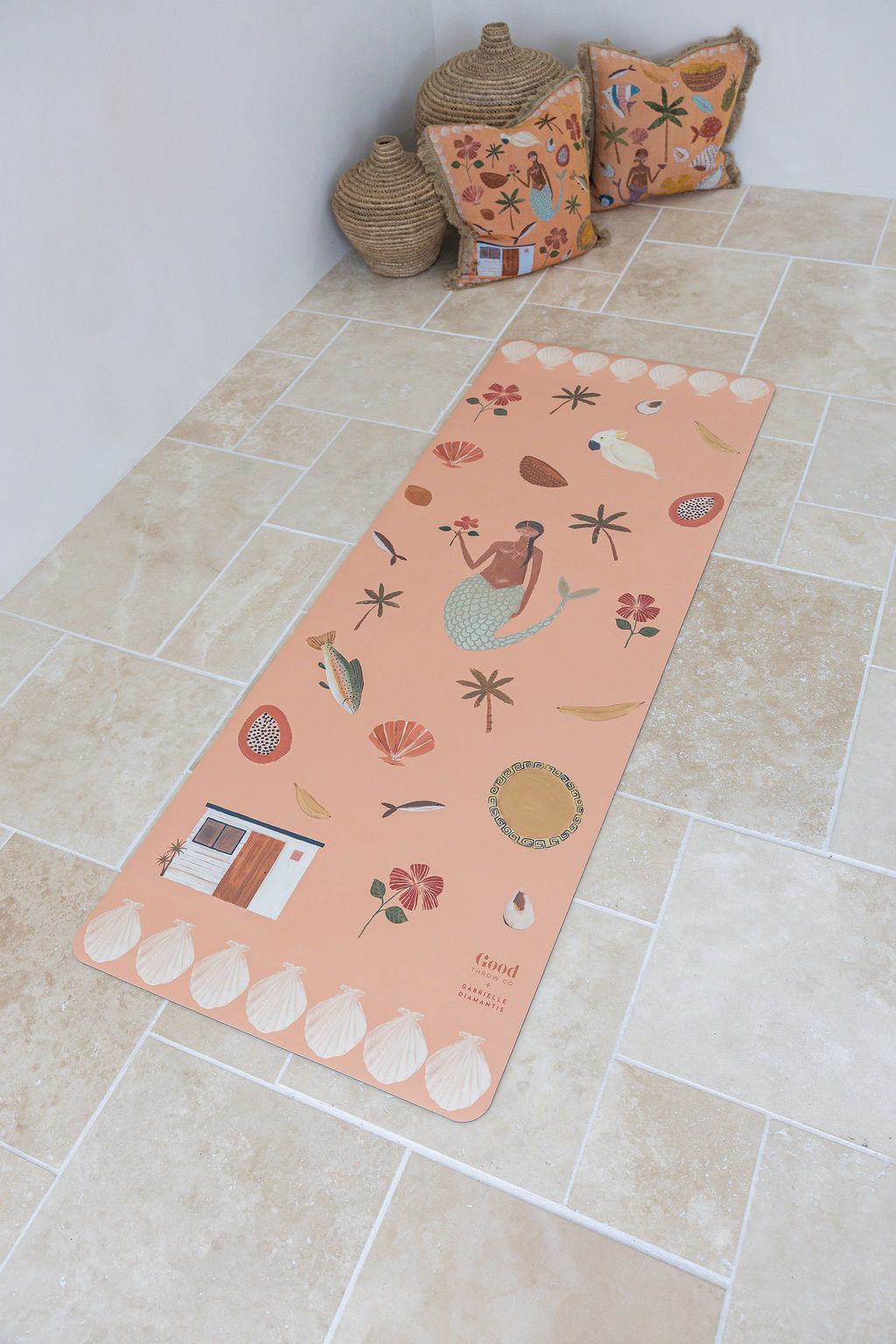Premium Yoga Mat & Carry Strap Abundance