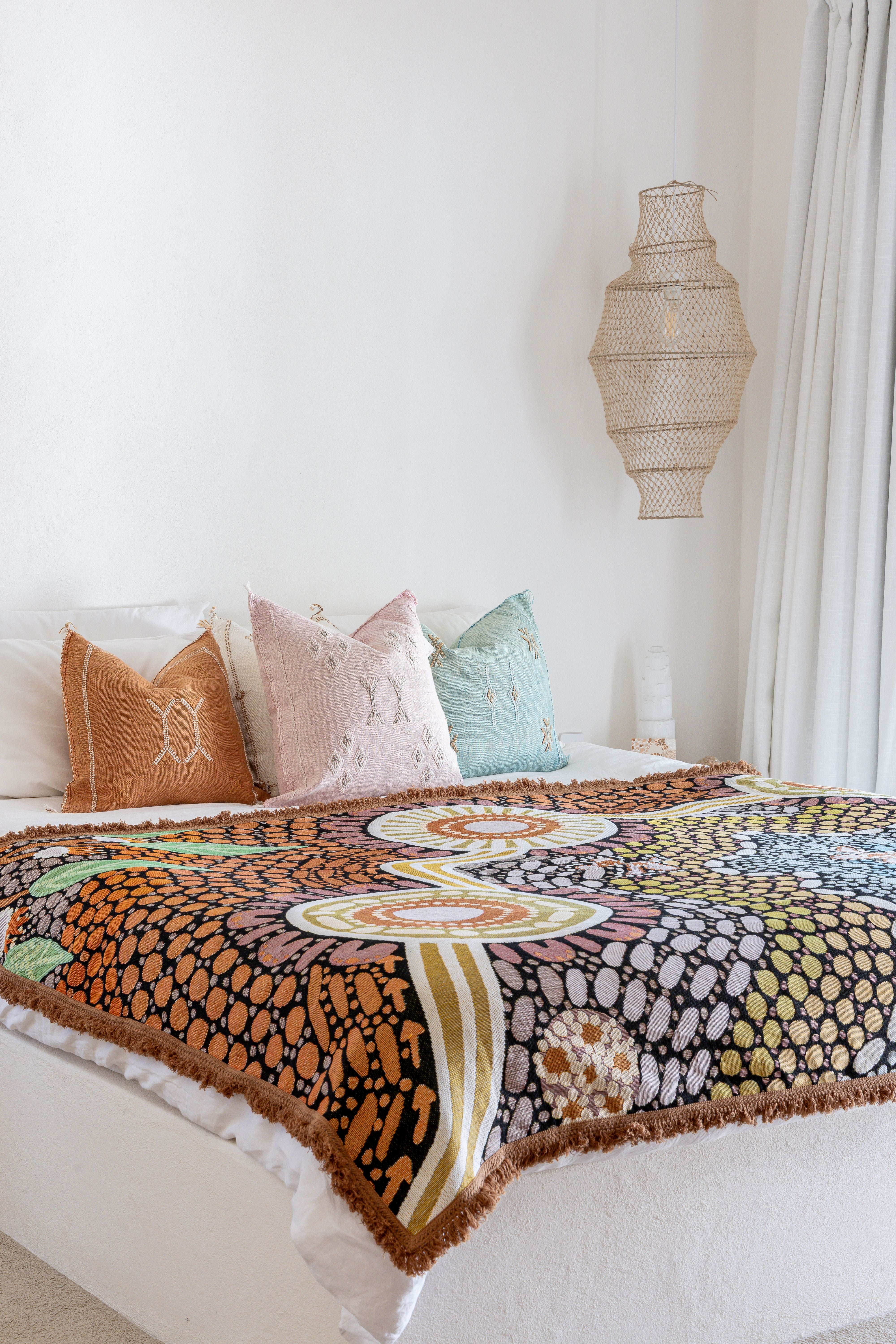 Buggeiri (Open Land) Art Throw Rug By Taylor-Lee