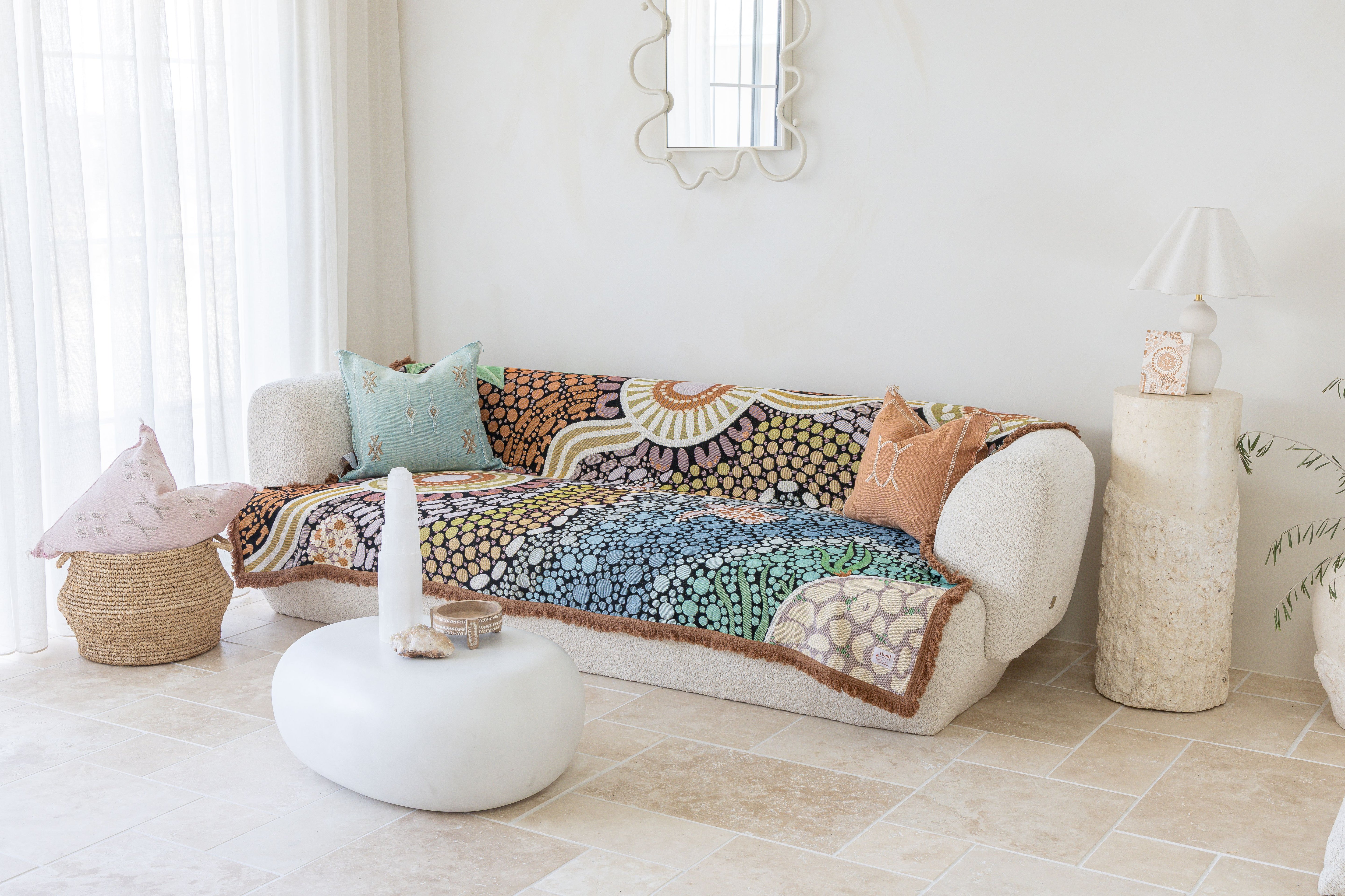 Buggeiri (Open Land) Art Throw Rug By Taylor-Lee