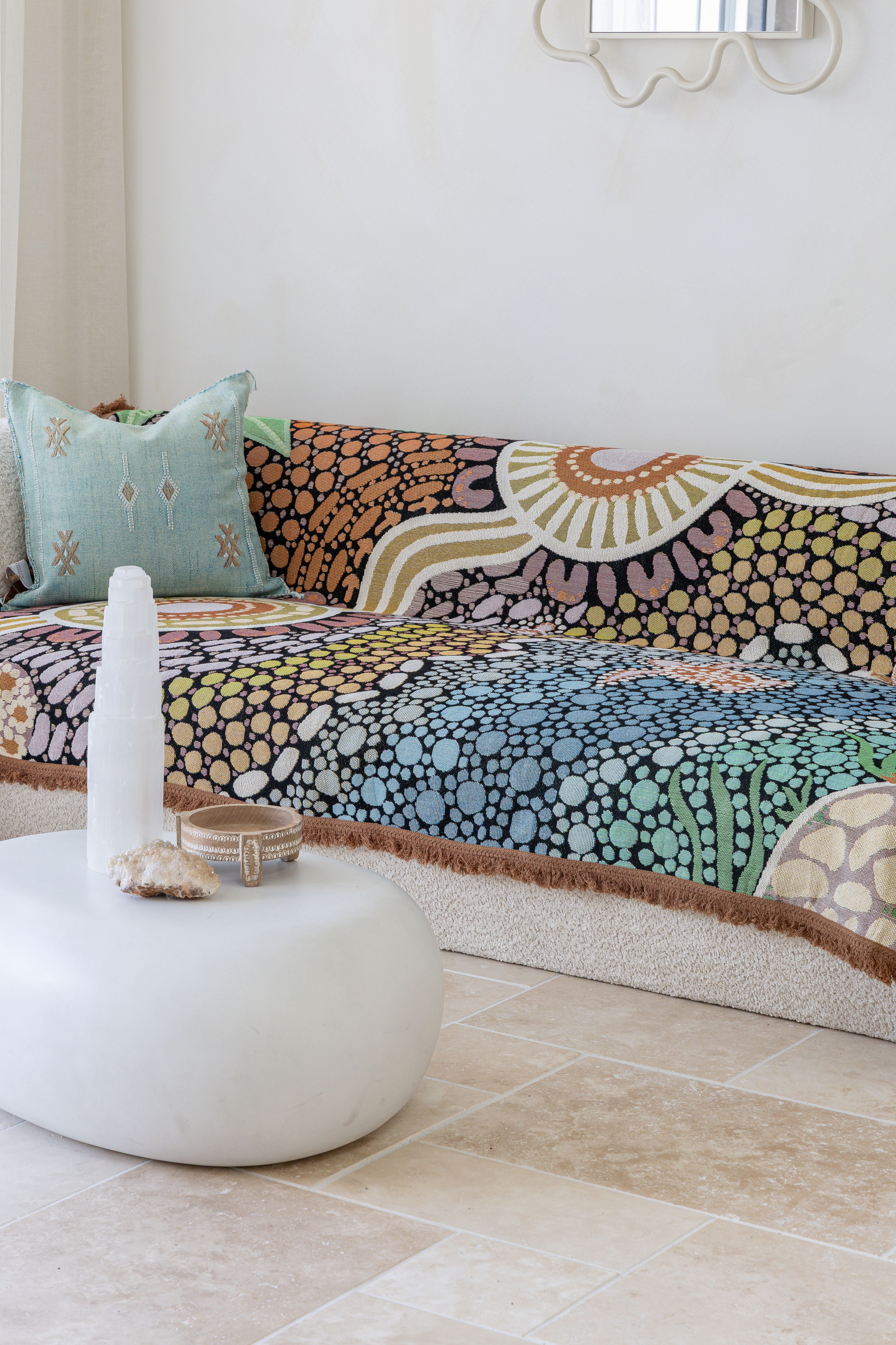Buggeiri (Open Land) Art Throw Rug By Taylor-Lee