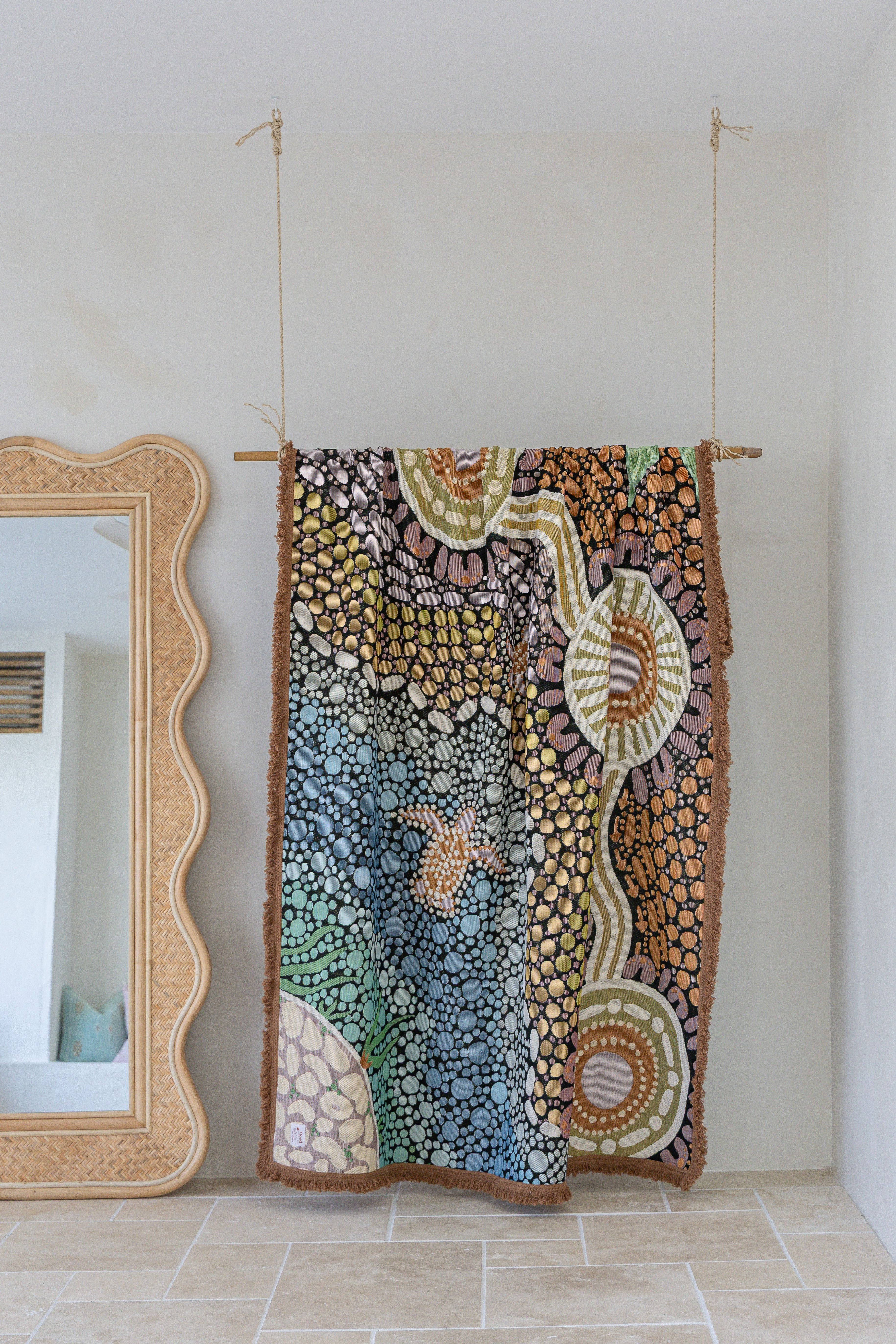 Buggeiri (Open Land) Art Throw Rug By Taylor-Lee