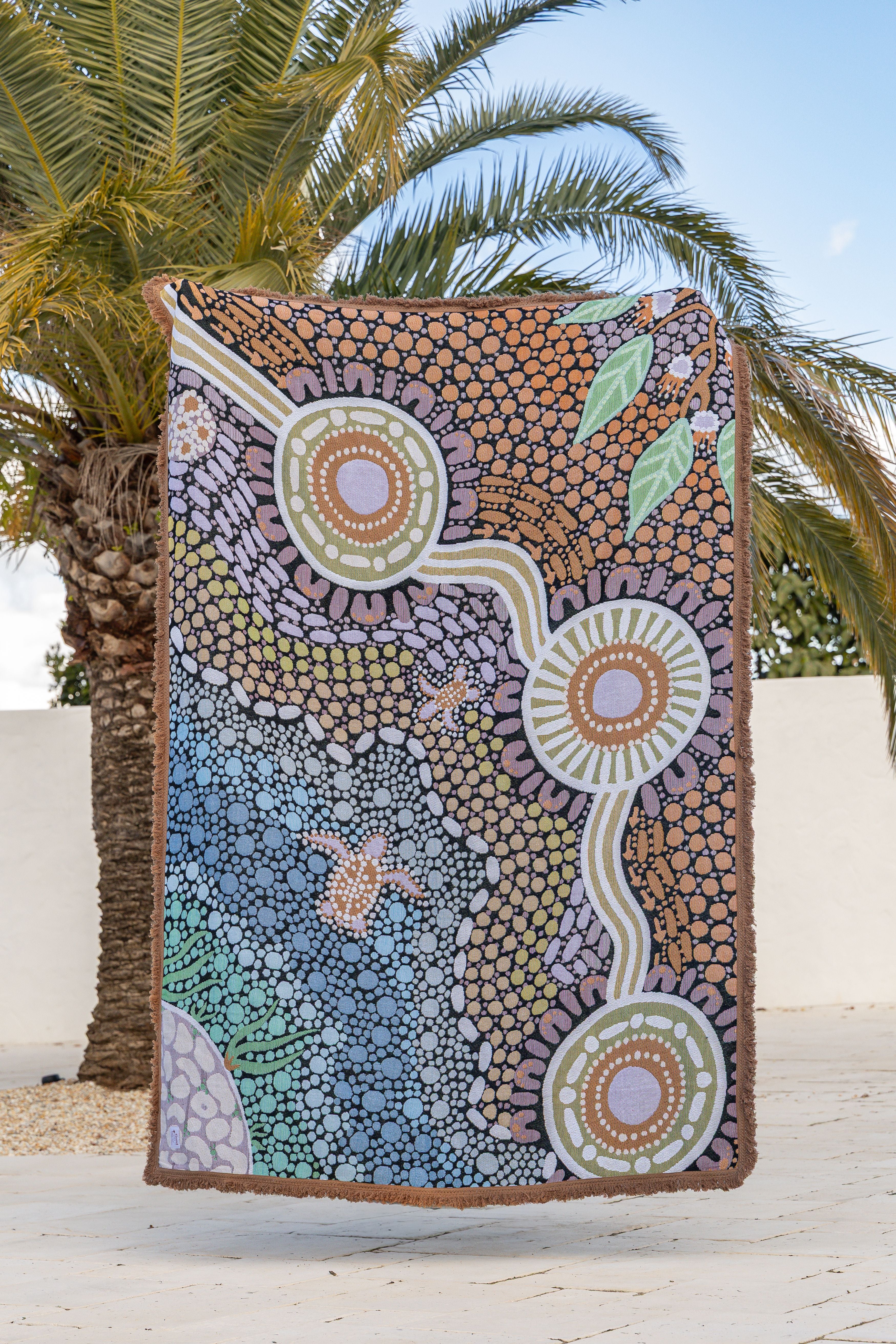 Buggeiri (Open Land) Art Throw Rug By Taylor-Lee