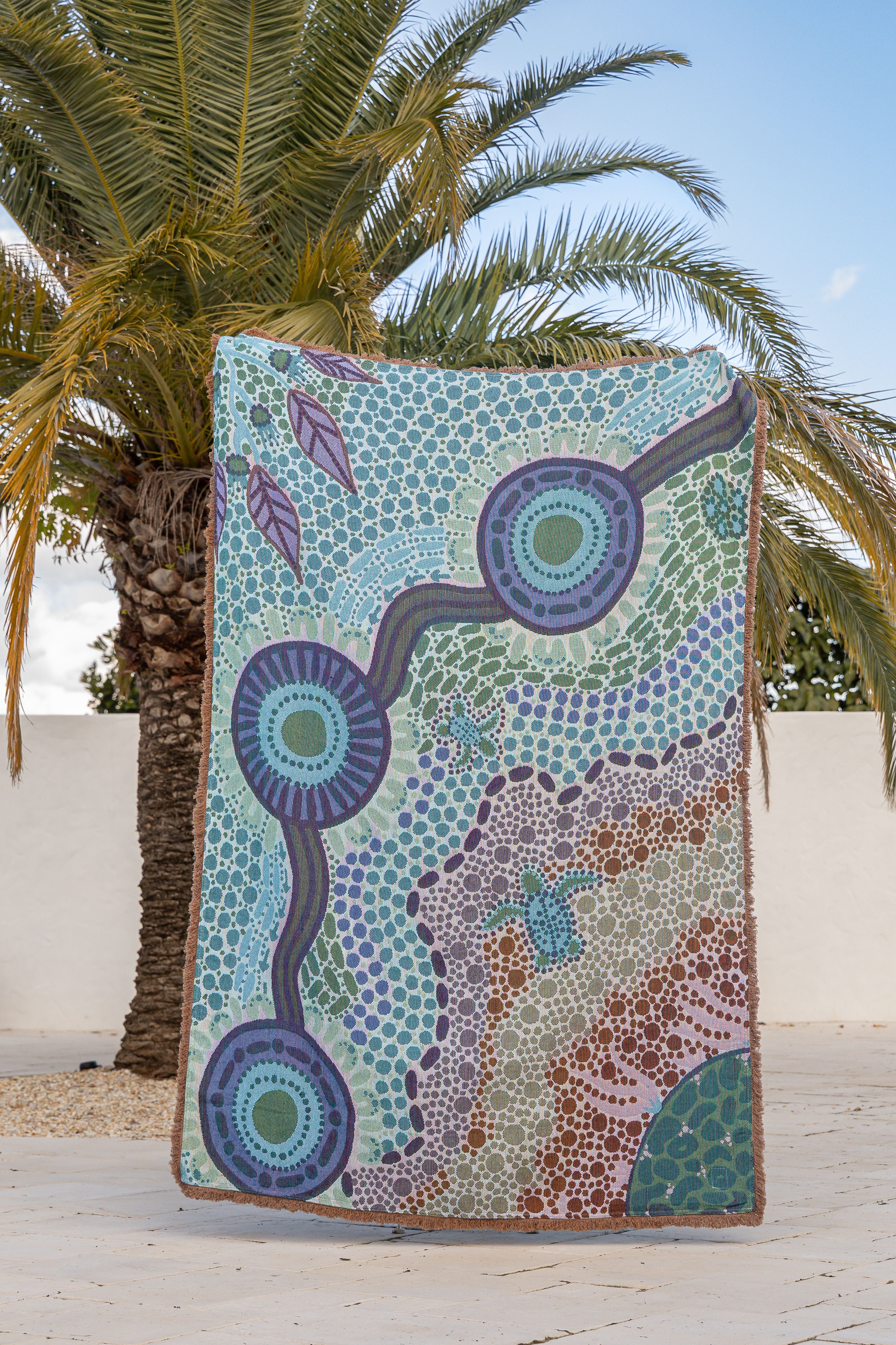 Buggeiri (Open Land) Art Throw Rug By Taylor-Lee