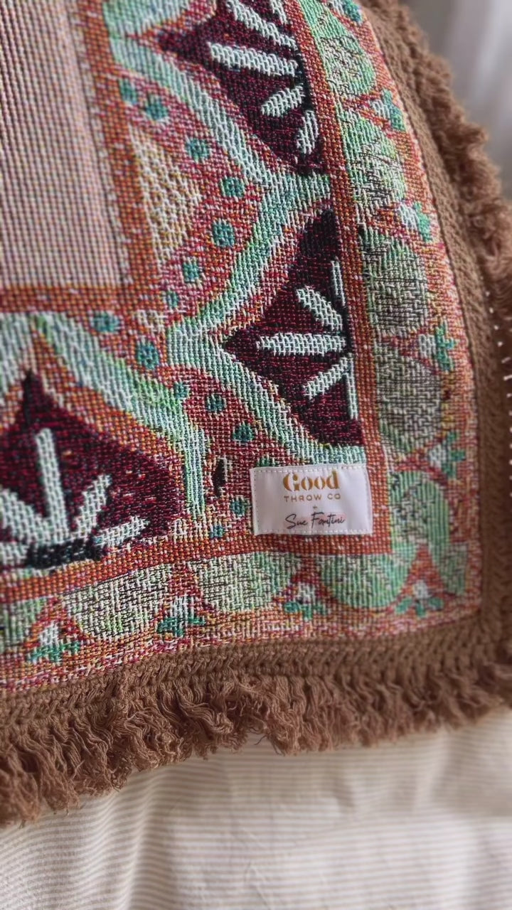 Sea Song Mermaid Art Throw Rug By Sue Fantini *Preorder March*